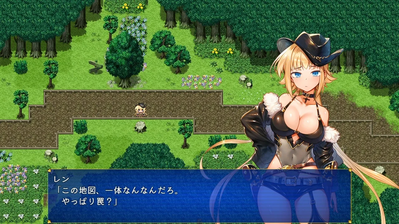 怪盗レン あらすじ 画像 怪しい地図に困惑するレン