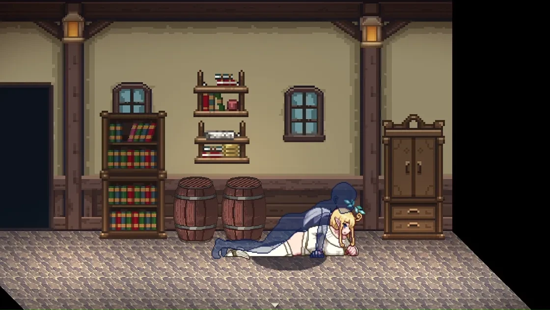 無気力天使ちゃんは性活学科の単位が足りない…。エッチシーン画像 ドット絵でアニメーションする エロ画像